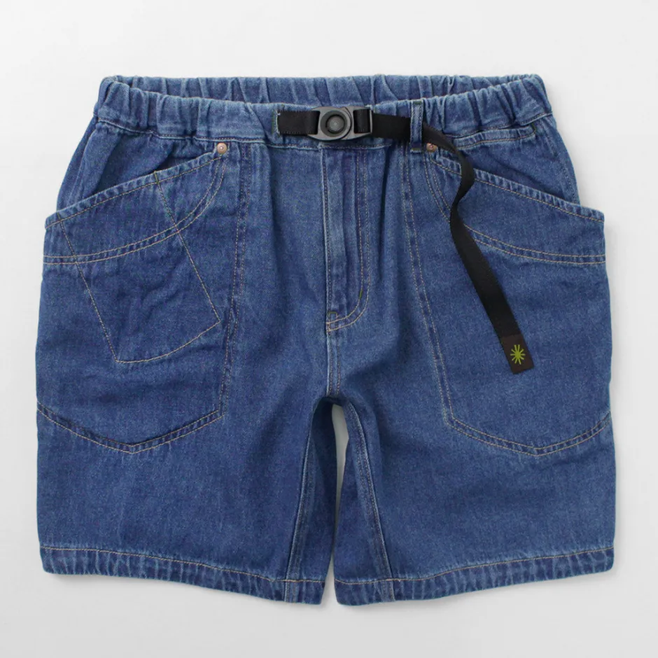 Shorts^GOHEMP / Traveler Easy Shorts Used Wash lightblue