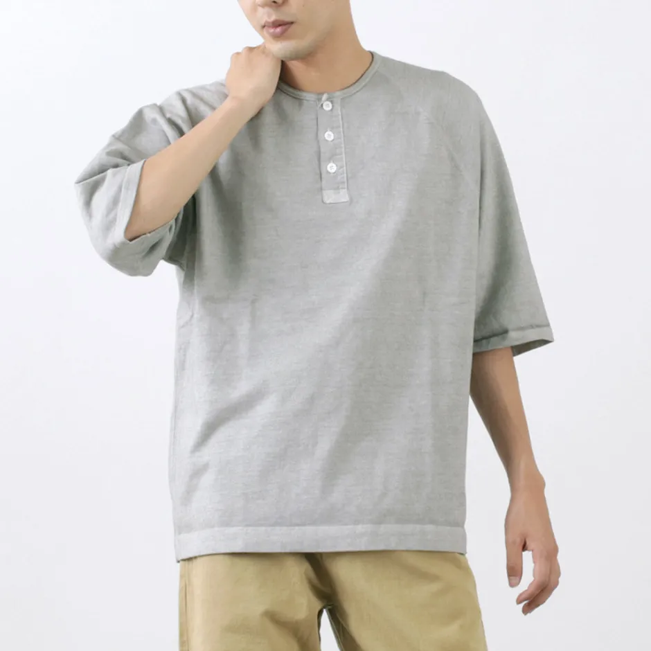 T-Shirts^GOOD ON / Half Sleeve Heavy Retro Henry Neck T-Shirt