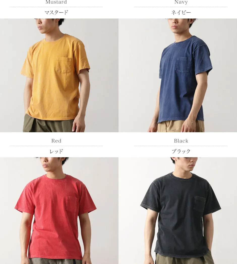 T-Shirts^GOOD ON / Short Sleeve Pocket T-Shirt Vintage Dye