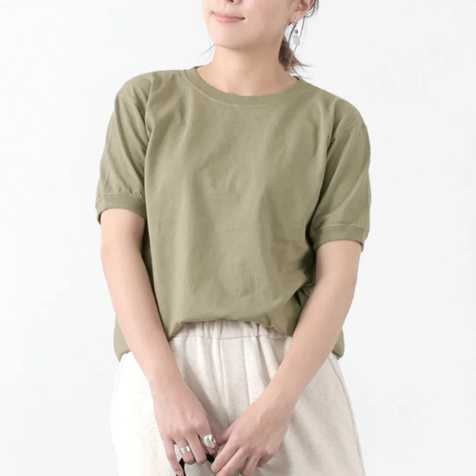 T-Shirts^GOODWEAR / Crew Neck Short Sleeve T-Shirt Cuff and Hem Rib