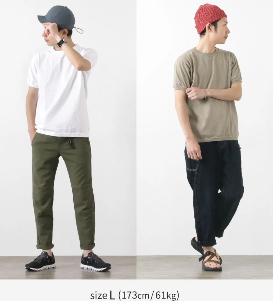 T-Shirts^GOODWEAR / Crew Neck Short Sleeve T-Shirt Cuff and Hem Rib