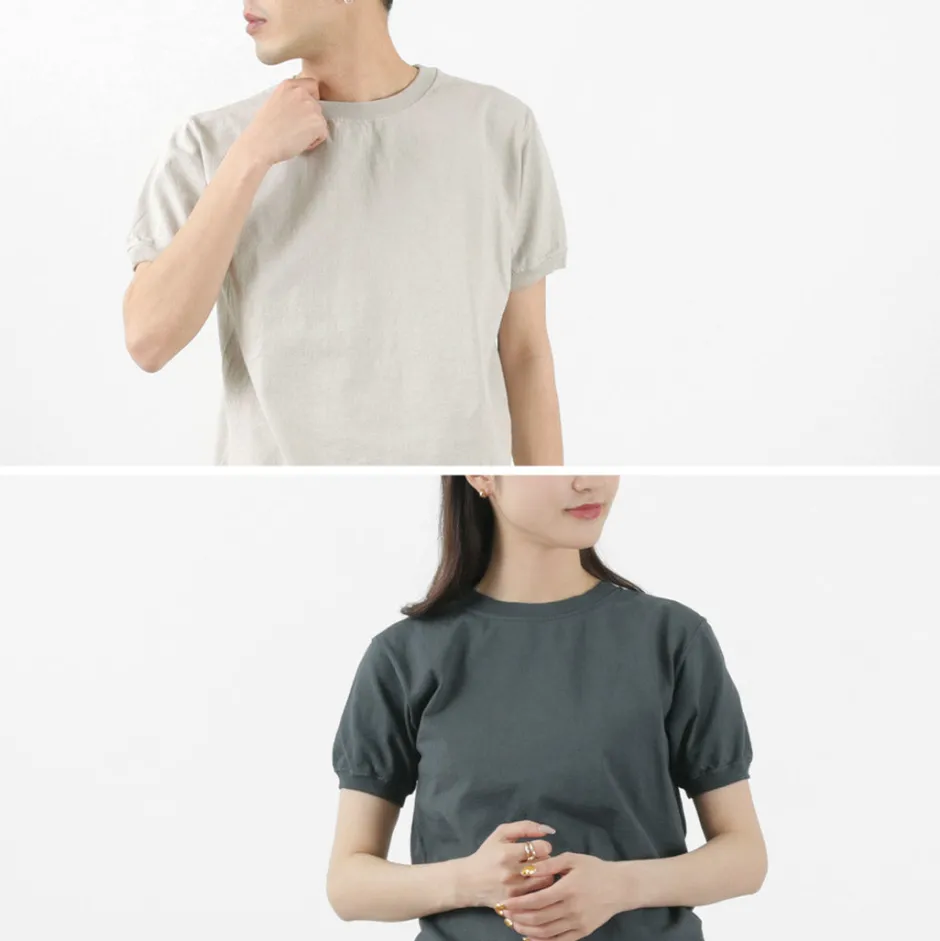 T-Shirts^GOODWEAR / Crew Neck Short Sleeve T-Shirt Cuff and Hem Rib