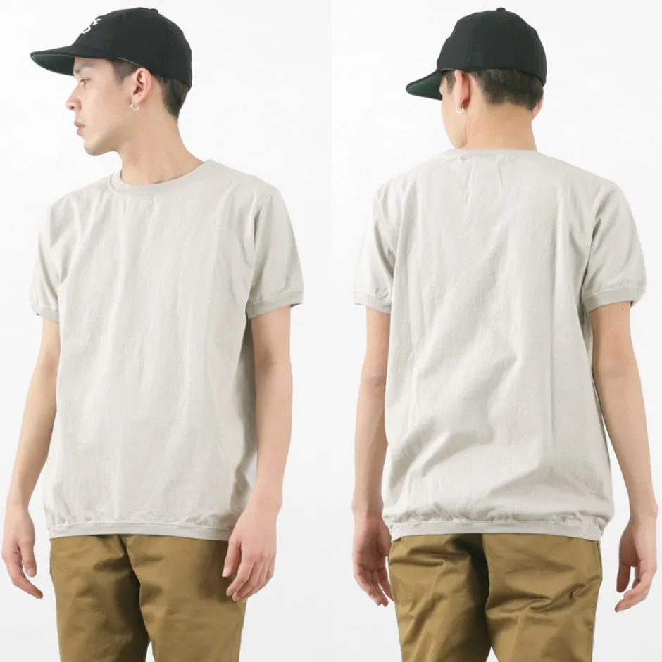 T-Shirts^GOODWEAR / Crew Neck Short Sleeve T-Shirt Cuff and Hem Rib