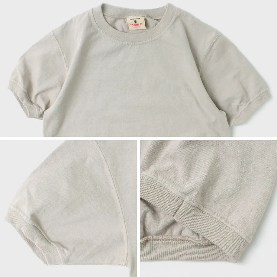 T-Shirts^GOODWEAR / Crew Neck Short Sleeve T-Shirt Cuff and Hem Rib