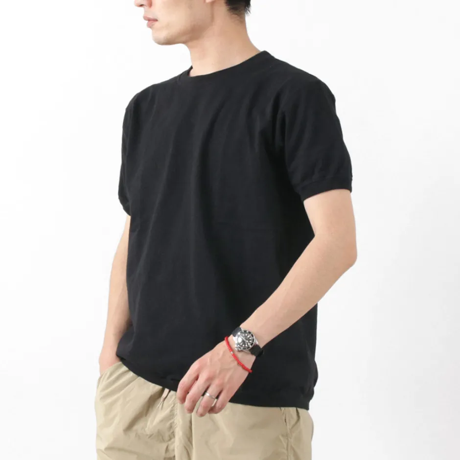 T-Shirts^GOODWEAR / Crew Neck Short Sleeve T-Shirt Cuff and Hem Rib