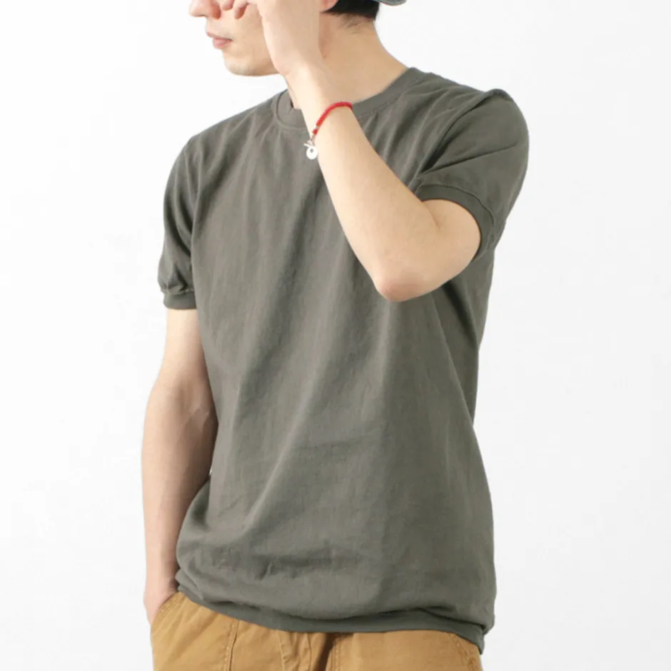 T-Shirts^GOODWEAR / Crew Neck Short Sleeve T-Shirt Cuff and Hem Rib