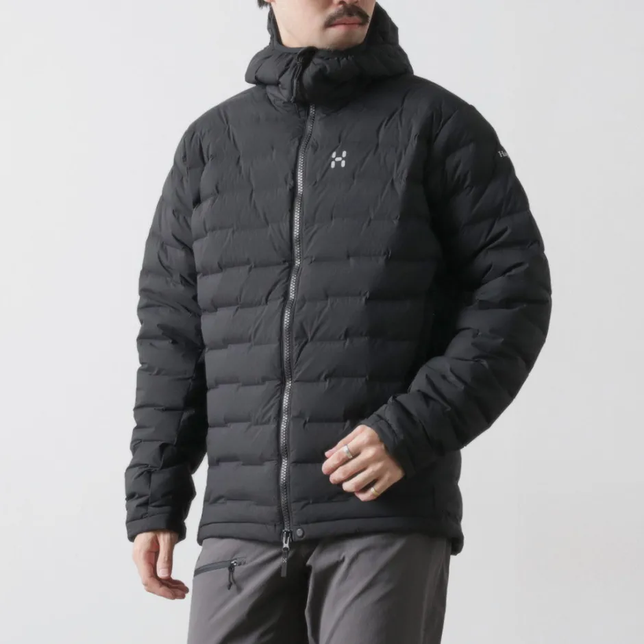 Down Wear^HAGLOFS / Spitz Down Hood Jacket black