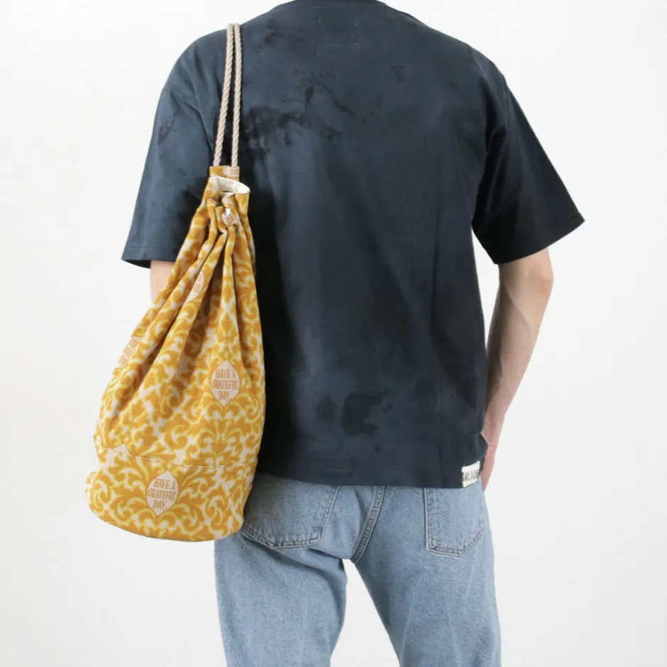 Shoulder Bags^HAVE A GRATEFUL DAY / Retro damask fabric shoulder bag