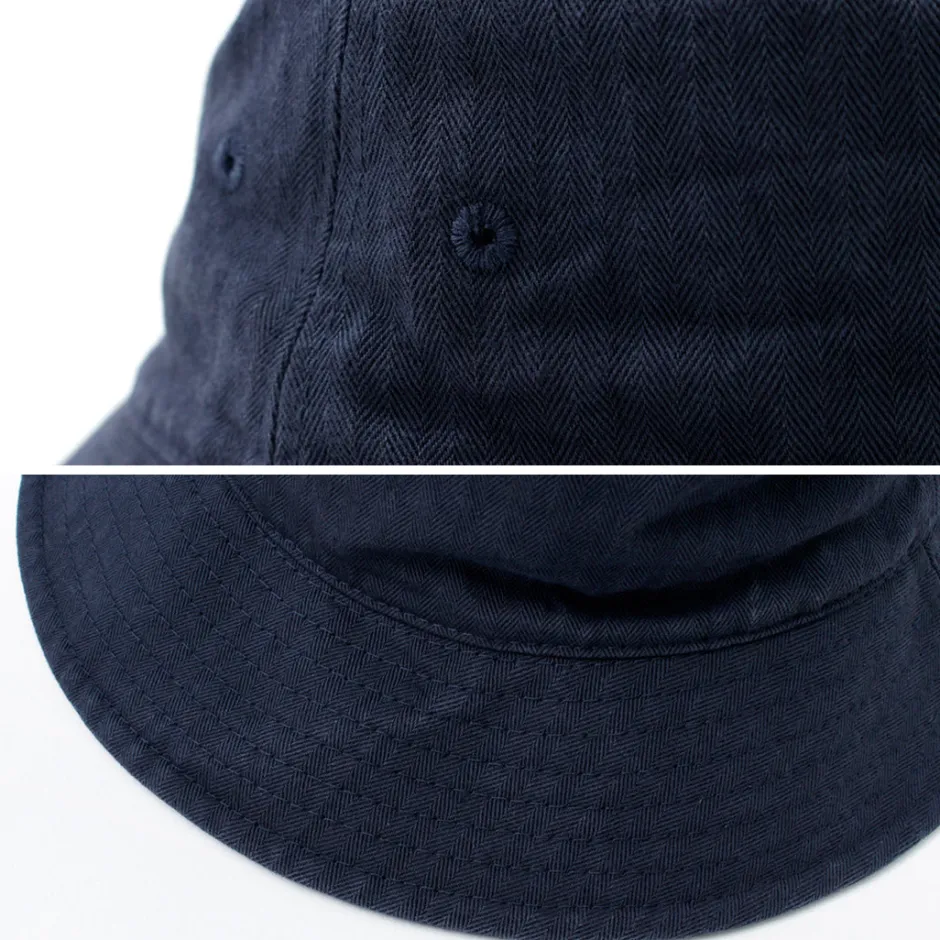 Hats^HIGHER / Bespoke Vintage Herringbone Bucket Hat