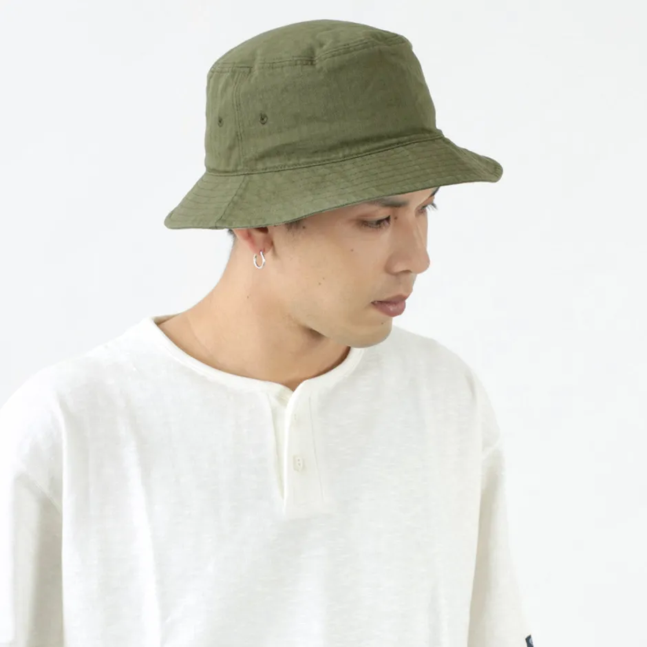 Hats^HIGHER / Bespoke Vintage Herringbone Bucket Hat