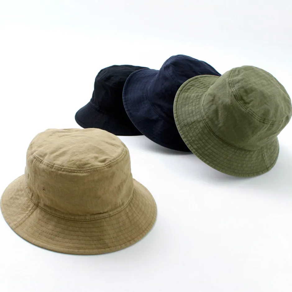 Hats^HIGHER / Bespoke Vintage Herringbone Bucket Hat