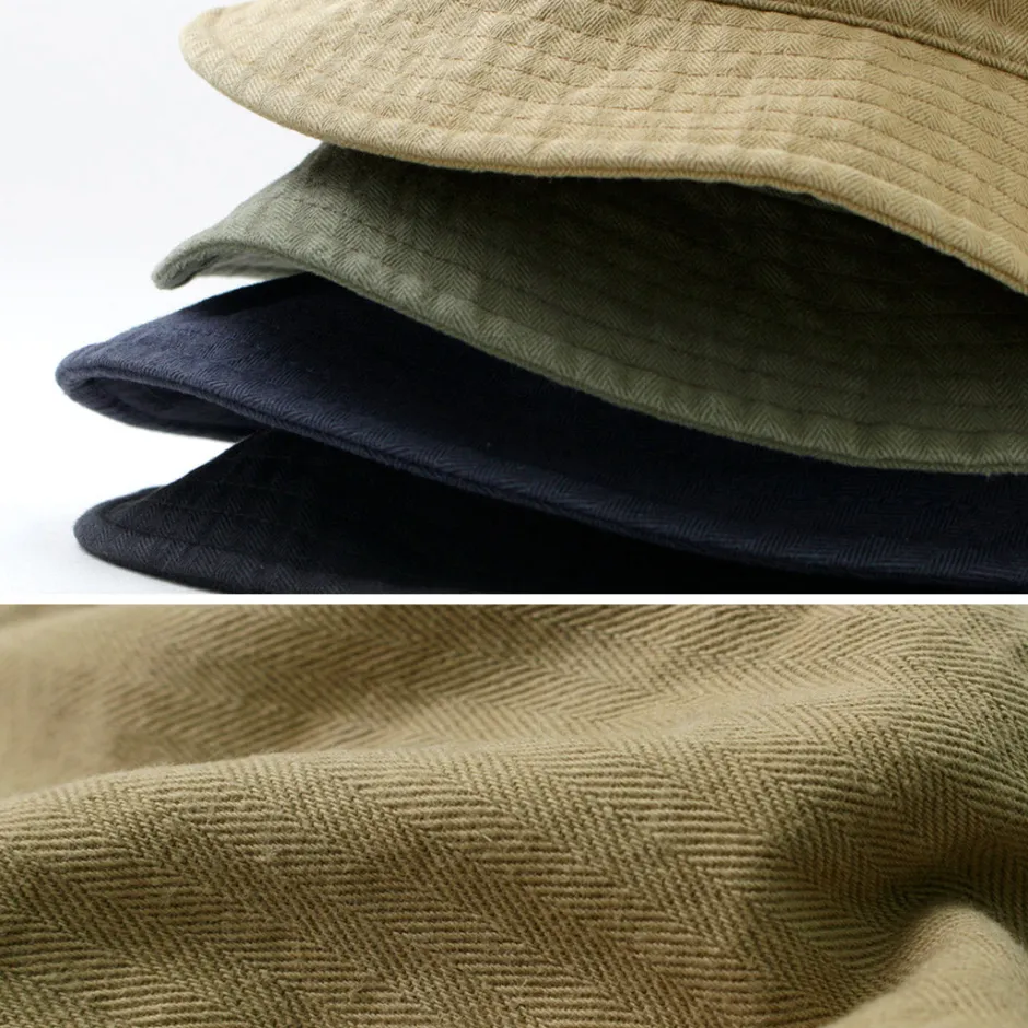 Hats^HIGHER / Bespoke Vintage Herringbone Bucket Hat