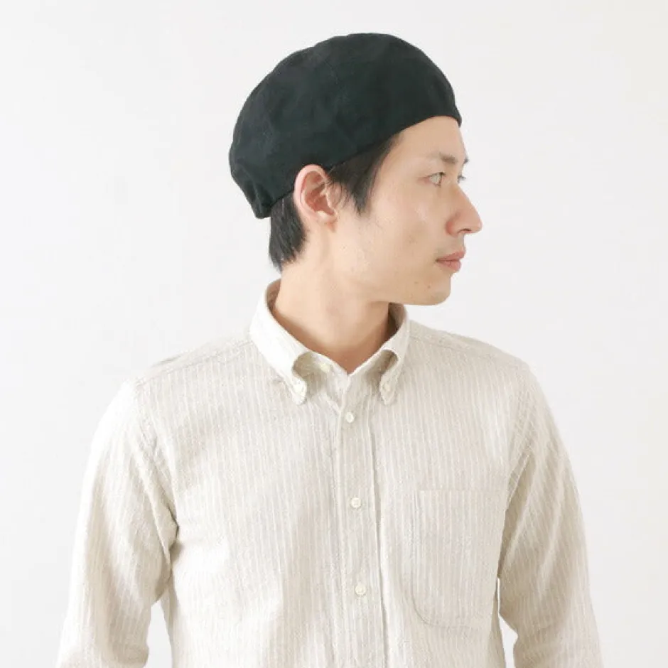 Hats^HIGHER / Cotton Linen Weather Beret