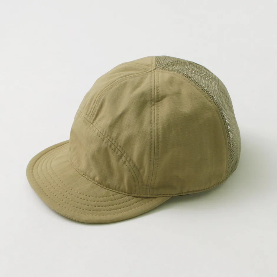 Hats^HIGHER / Cotton Nylon Ripstop 7 Panel Mesh Cap