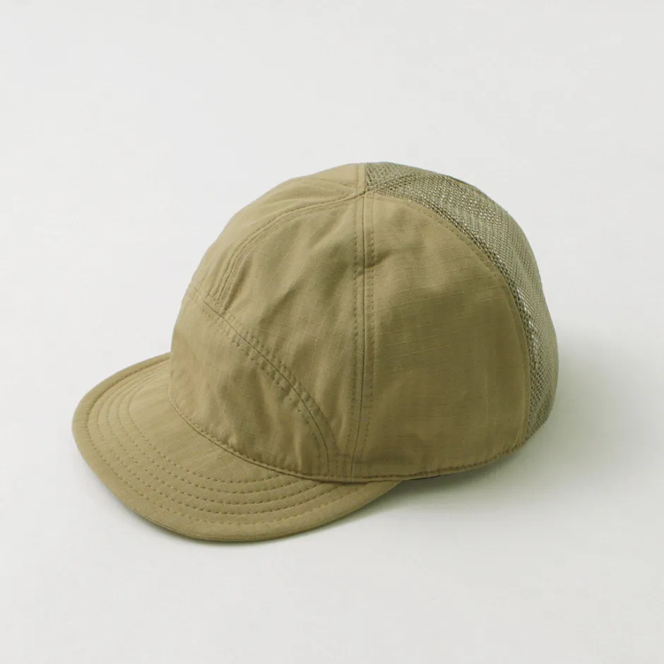 Hats^HIGHER / Cotton Nylon Ripstop 7 Panel Mesh Cap