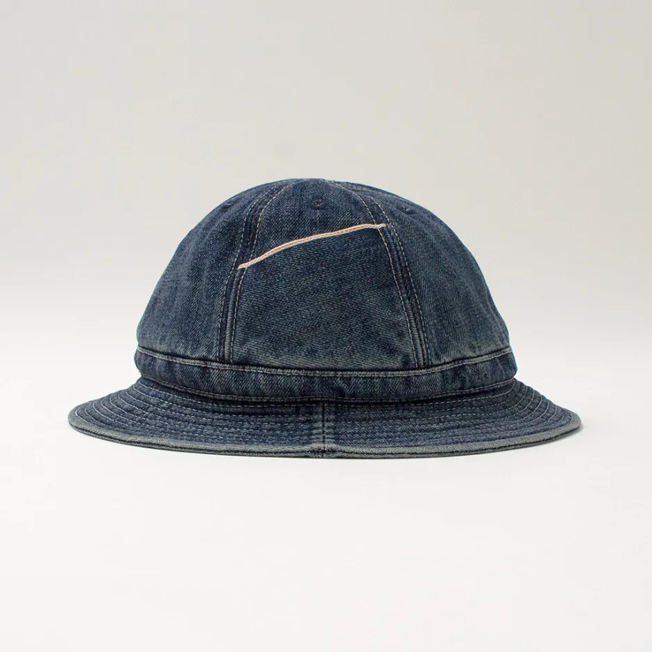 Hats^HIGHER / Selvage Denim Panel 6 Hat - Used finish used-wash