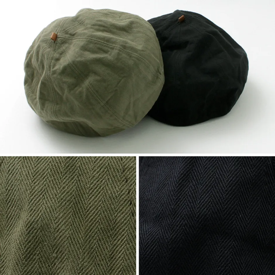 Hats^HIGHER / Vintage Herringbone Beret