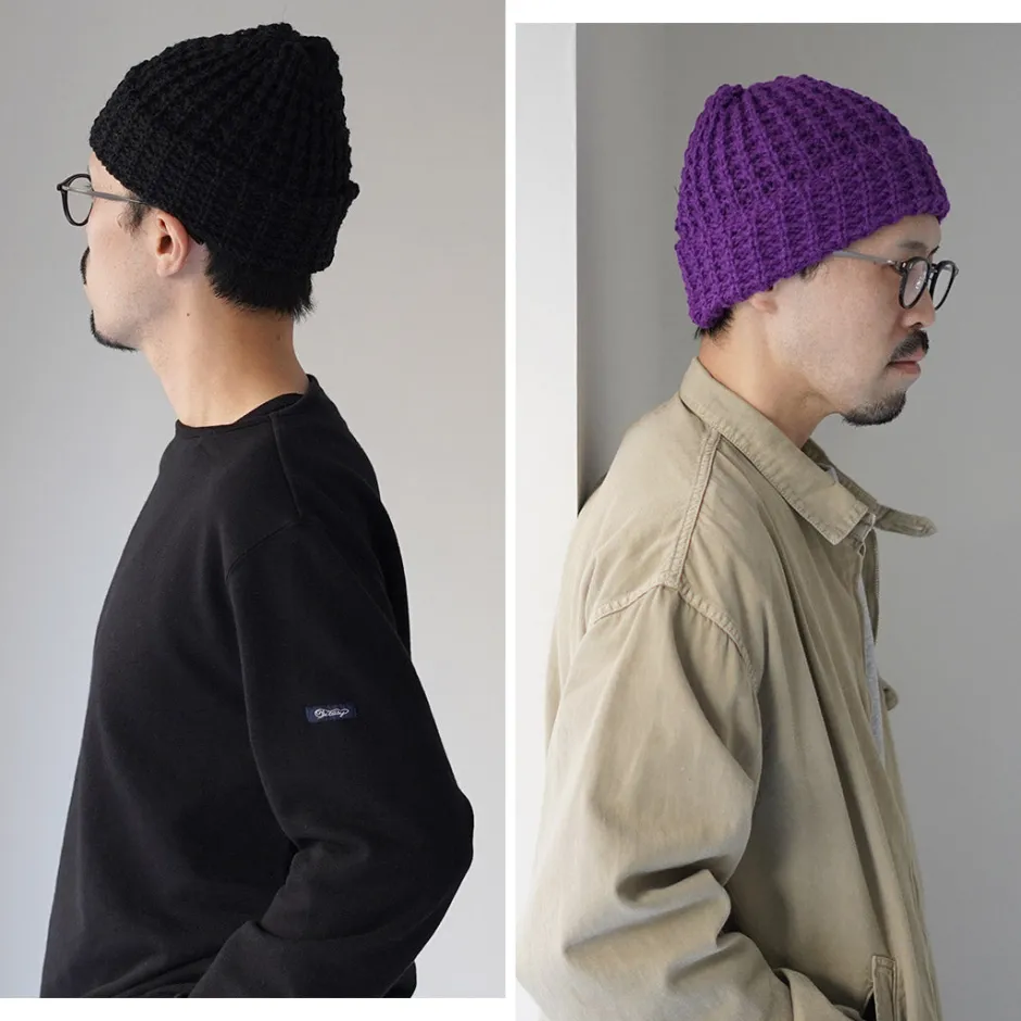 Hats^HIGHLAND 2000 / Bob Cap Tuck Stitch (Alpaca x British Wool Mix)
