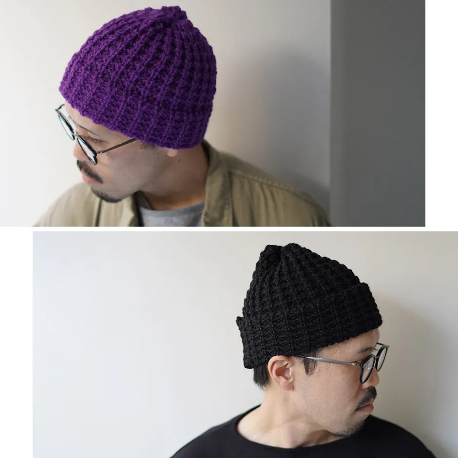Hats^HIGHLAND 2000 / Bob Cap Tuck Stitch (Alpaca x British Wool Mix)