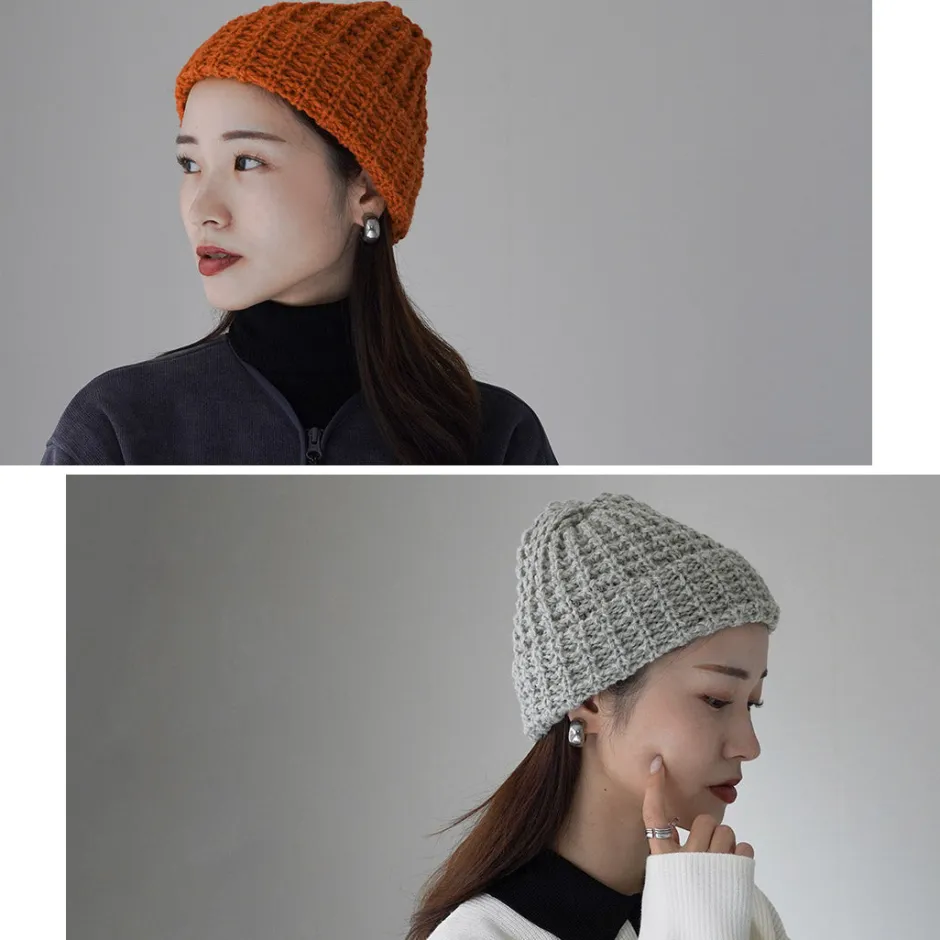 Hats^HIGHLAND 2000 / Bob Cap Tuck Stitch (Alpaca x British Wool Mix)