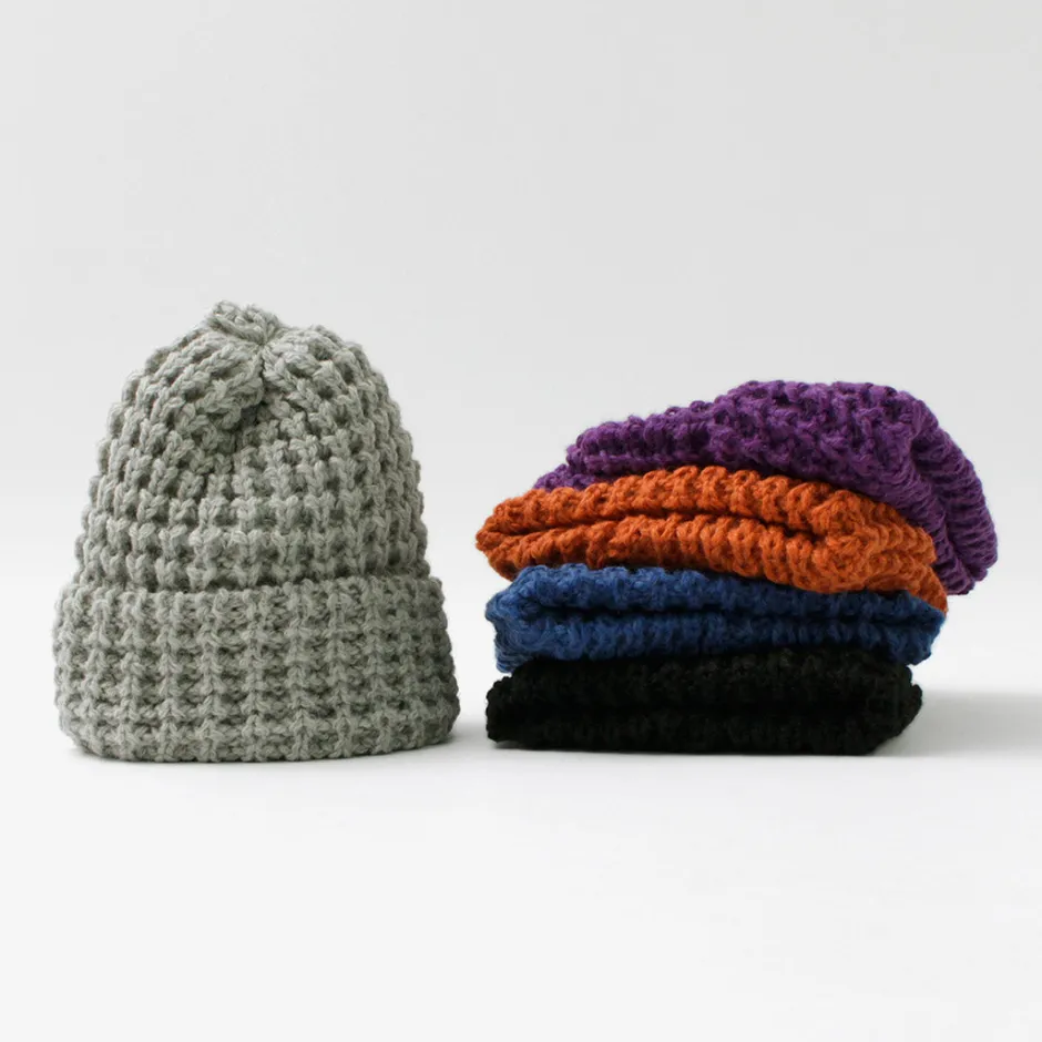Hats^HIGHLAND 2000 / Bob Cap Tuck Stitch (Alpaca x British Wool Mix)