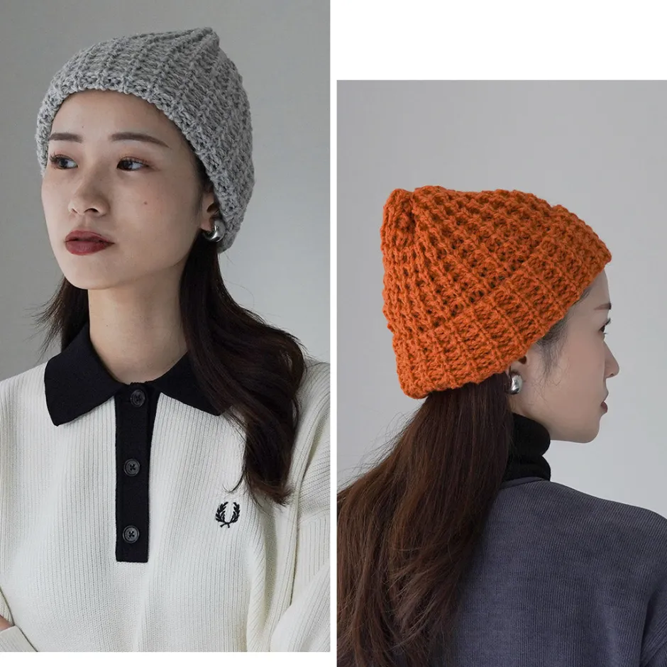 Hats^HIGHLAND 2000 / Bob Cap Tuck Stitch (Alpaca x British Wool Mix)