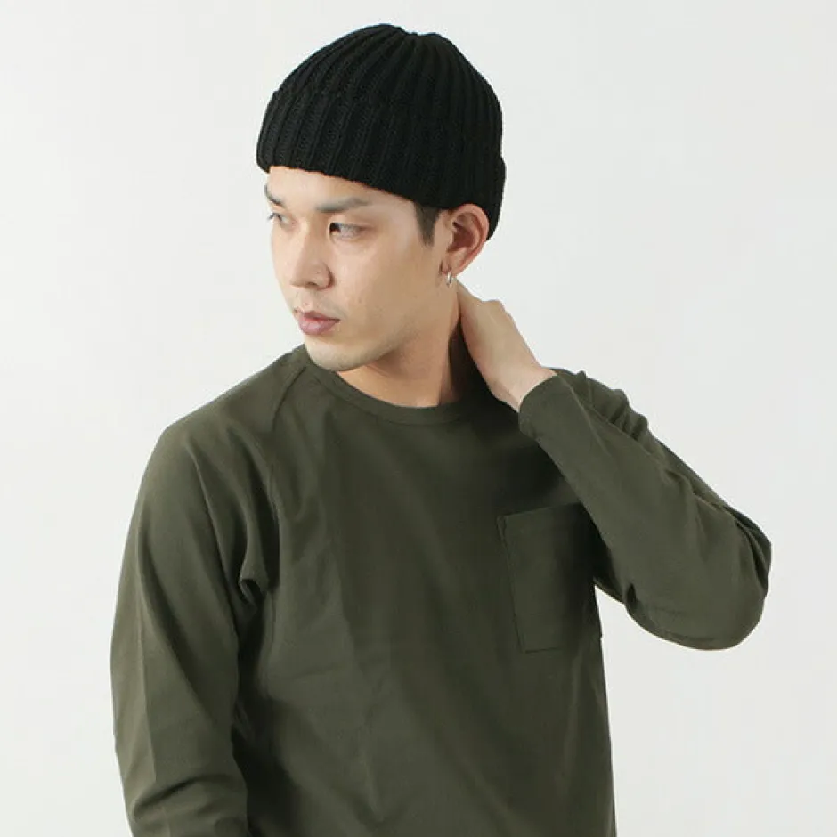 Hats^HIGHLAND 2000 / Very Short Merino Wool Knit Cap
