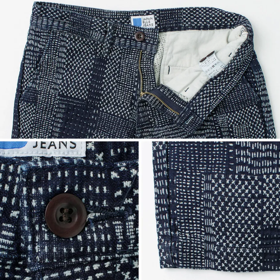 Shorts^JAPAN BLUE JEANS / Indigo quilted coat Style Sweatshirt Shorts