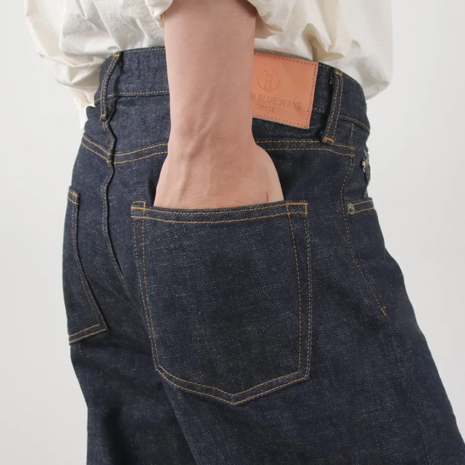 Jeans^JAPAN BLUE JEANS / J504 Circle Loose 12.5oz African cotton selvage denim indigo