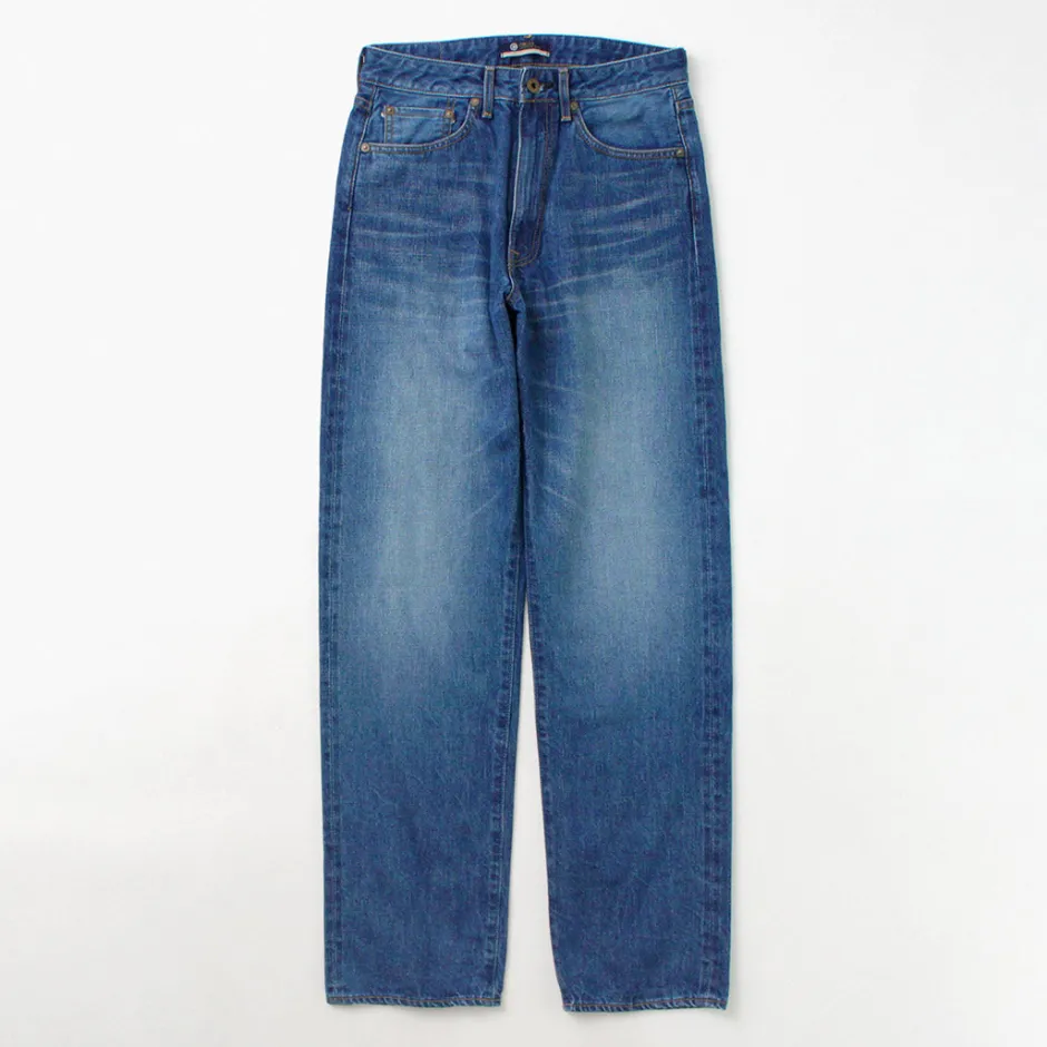 Jeans^JAPAN BLUE JEANS / J504 Circle Loose 12.5oz African Cotton Selvic Used Wash used-wash