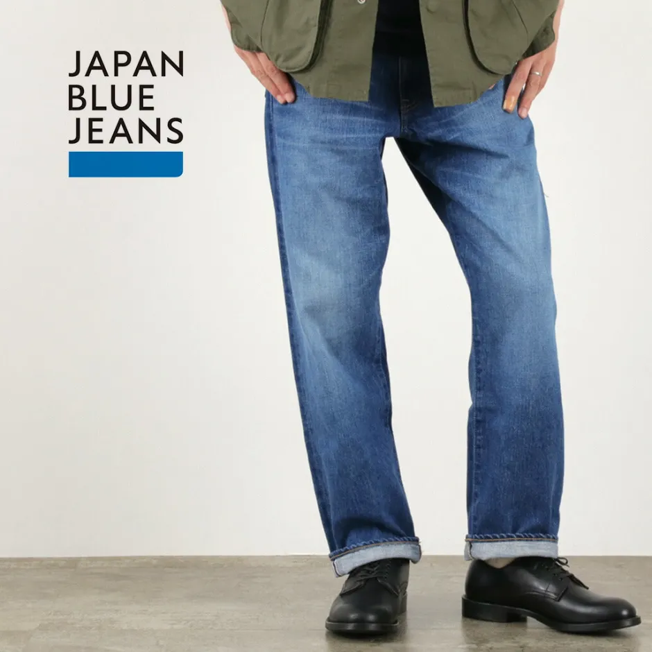 Jeans^JAPAN BLUE JEANS / J504 Circle Loose 12.5oz African Cotton Selvic Used Wash used-wash