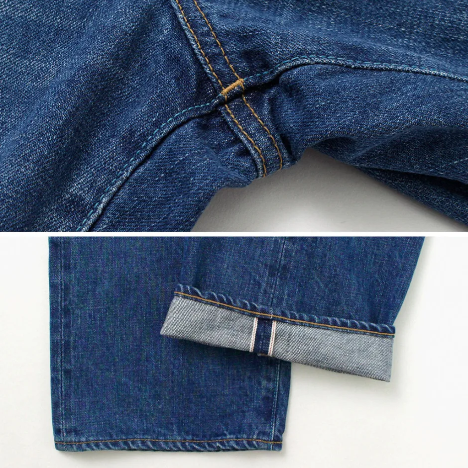 Jeans^JAPAN BLUE JEANS / J504 Circle Loose 12.5oz African Cotton Selvic Used Wash used-wash