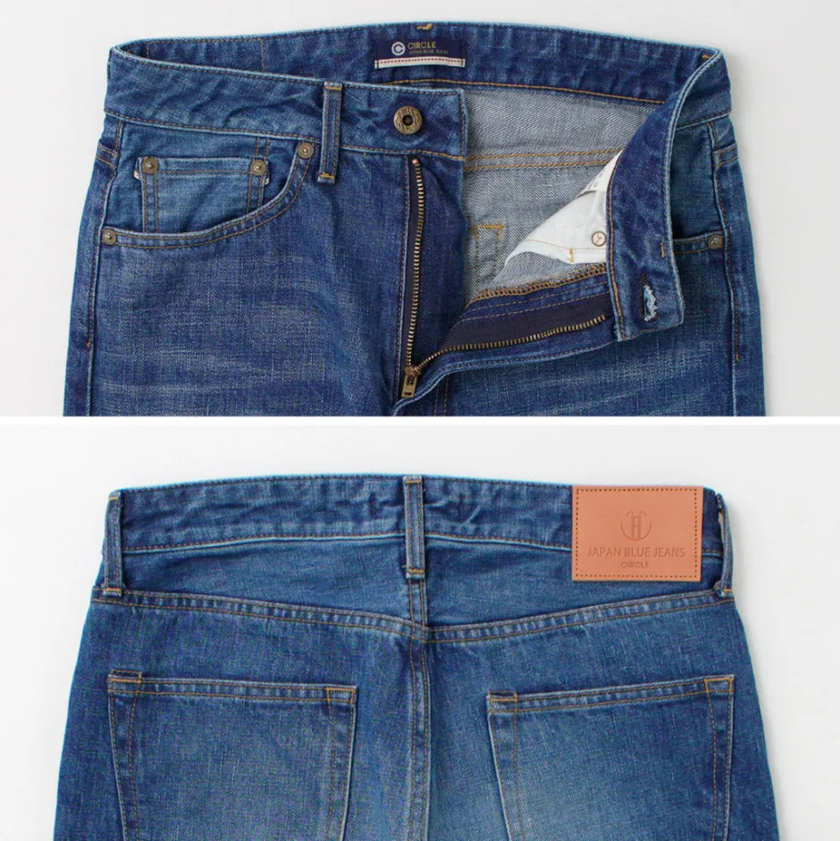 Jeans^JAPAN BLUE JEANS / J504 Circle Loose 12.5oz African Cotton Selvic Used Wash used-wash