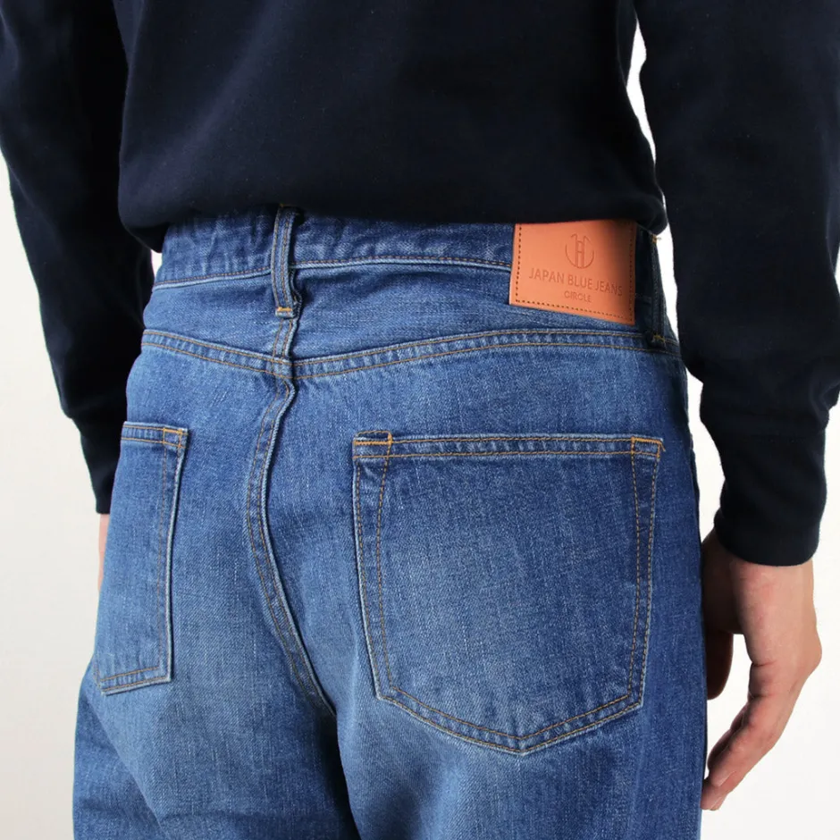 Jeans^JAPAN BLUE JEANS / J504 Circle Loose 12.5oz African Cotton Selvic Used Wash used-wash
