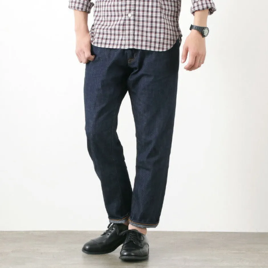 Jeans^JAPAN BLUE JEANS / 8oz 5P Denim Tapered Trousers indigo