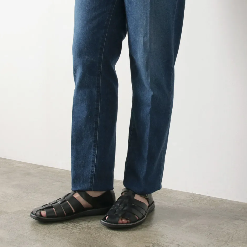 Jeans^JAPAN BLUE JEANS / 12oz Stretch Center Crease 5P Denim Used Processing light-indigo