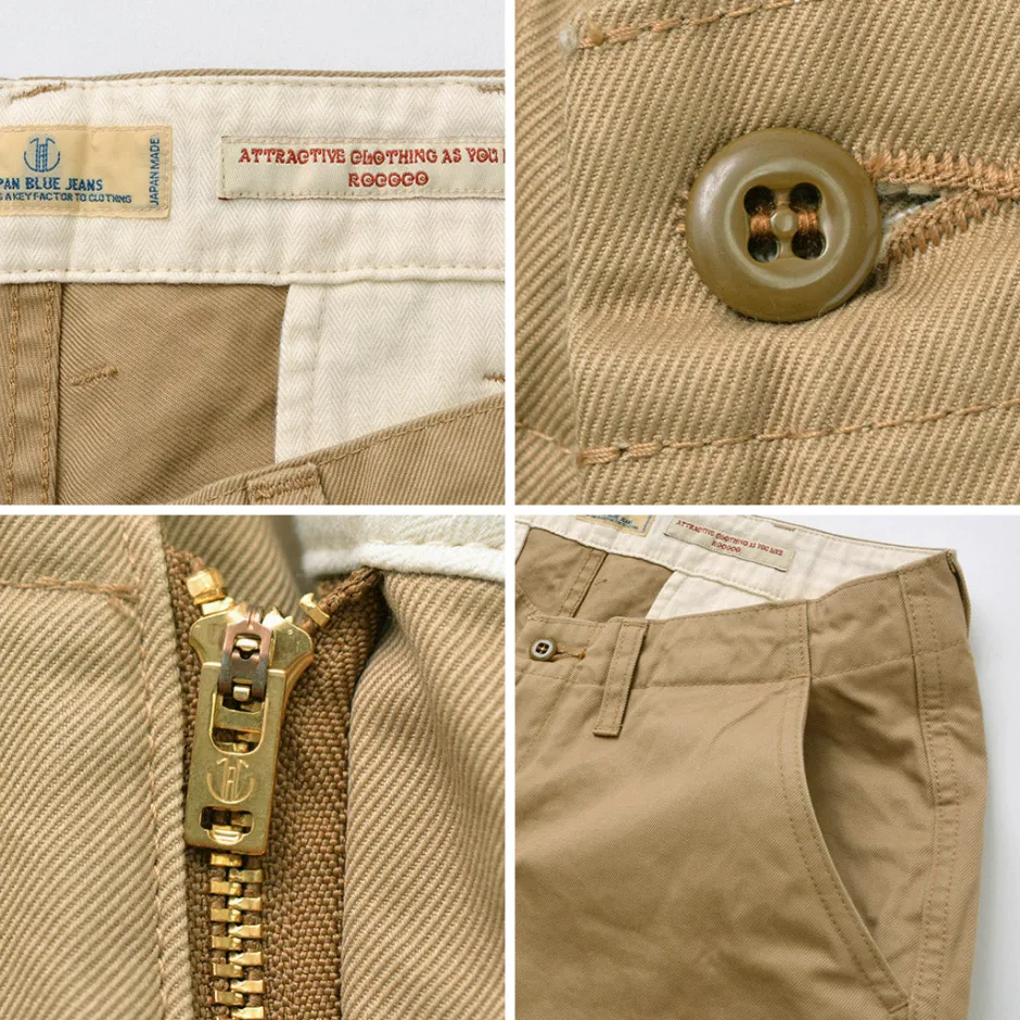 Work Pants & Chinos^JAPAN BLUE JEANS / RJB1610 40/3 High Count Twill Wide Tapered Vintage Chinos