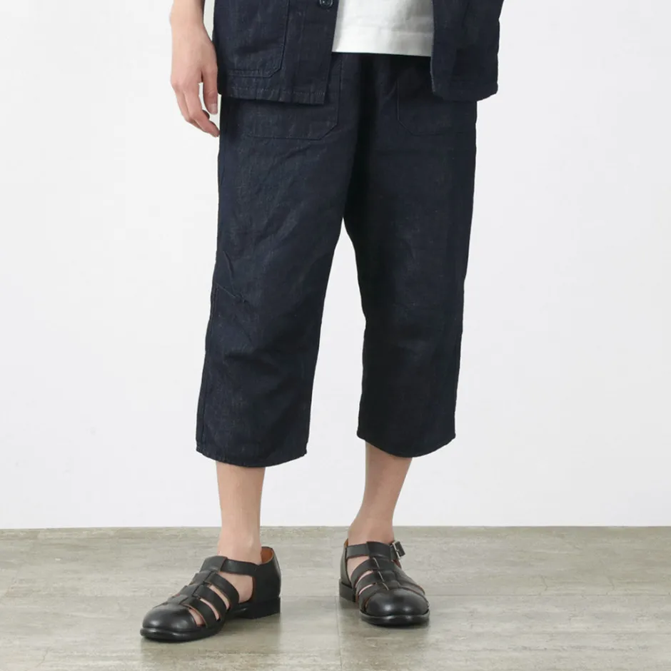 Jeans^JAPAN BLUE JEANS / RJB7570 Cotton Linen Denim Knicker Trousers indigo