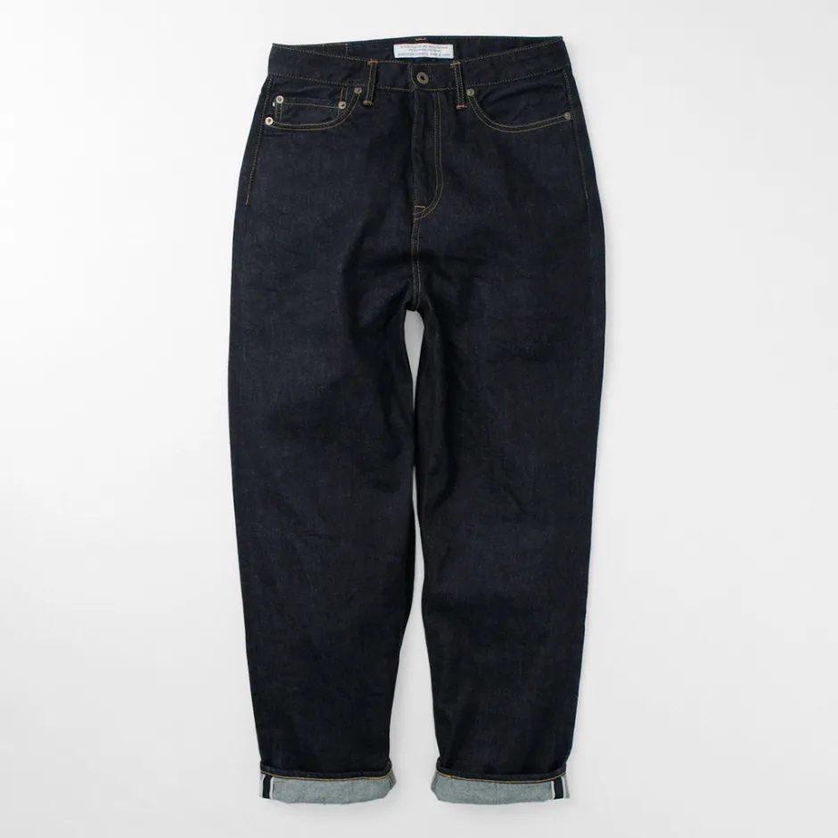 Jeans^JAPAN BLUE JEANS / RJB6171 12oz selvedge wide tapered trousers indigo