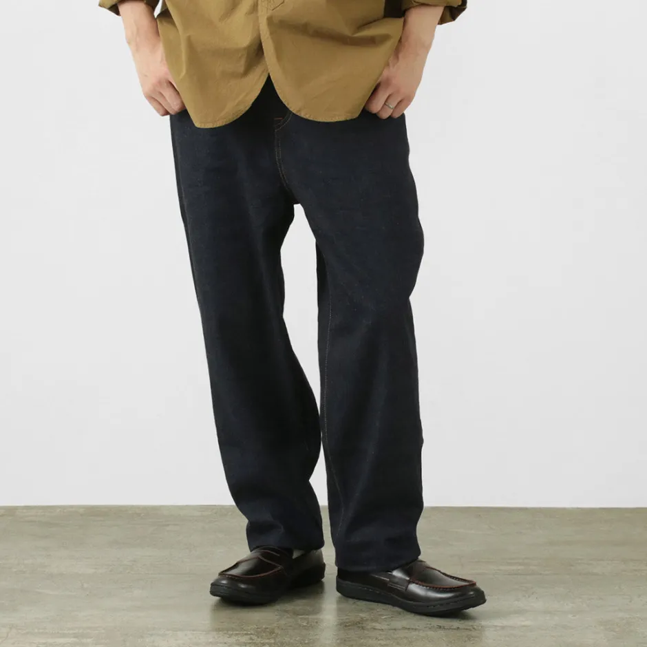 Jeans^JAPAN BLUE JEANS / RJB6171 12oz selvedge wide tapered trousers indigo