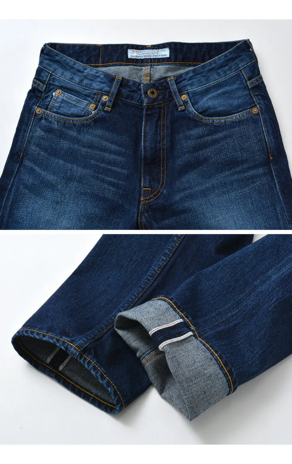 Jeans^JAPAN BLUE JEANS / RJB6140-ME Selvic Ankle Cut Slim Tapered Jeans indigo