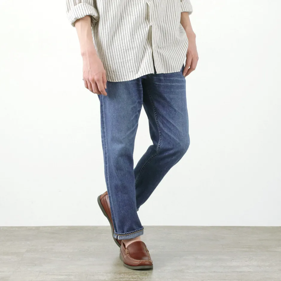 Jeans^JAPAN BLUE JEANS / RJB6111Prep 8oz Melrose Finish Summer Denim Selvic Jeans used-wash