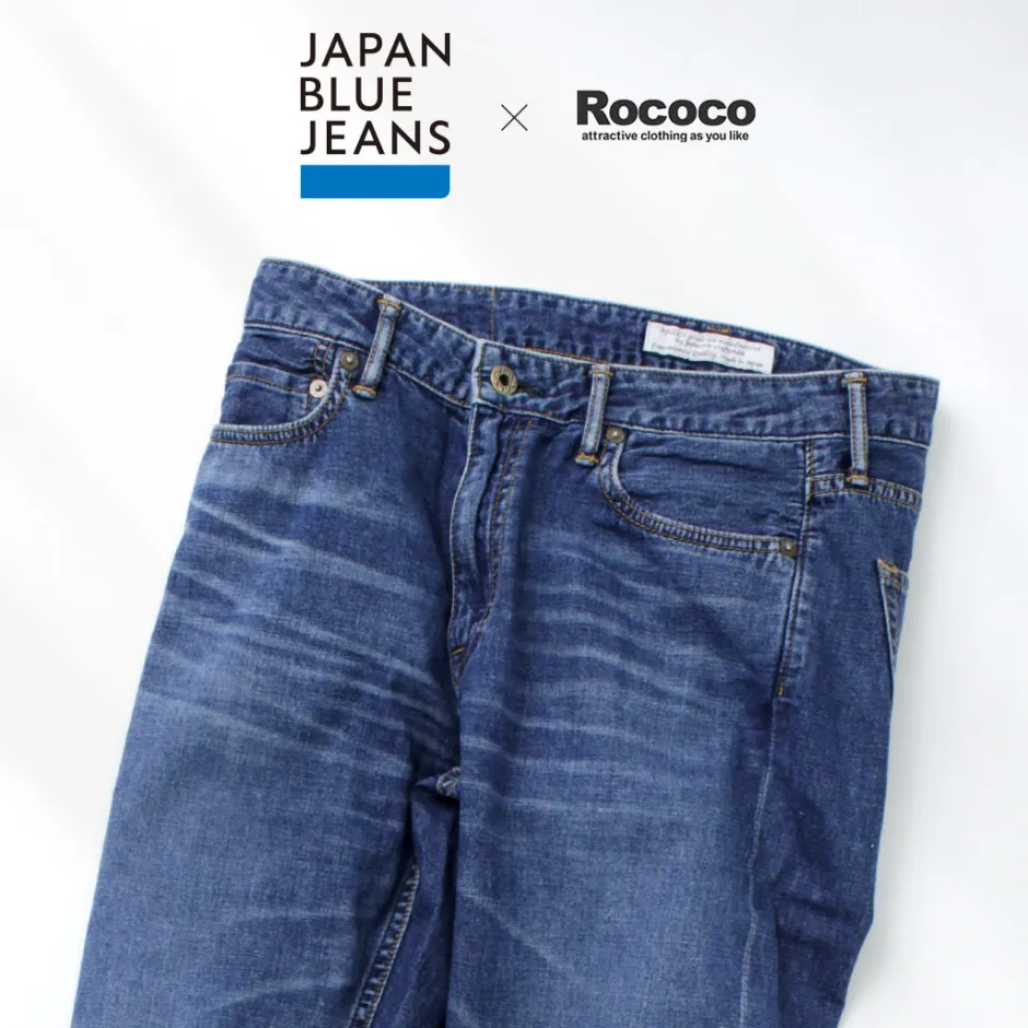 Jeans^JAPAN BLUE JEANS / RJB6111Prep 8oz Melrose Finish Summer Denim Selvic Jeans used-wash