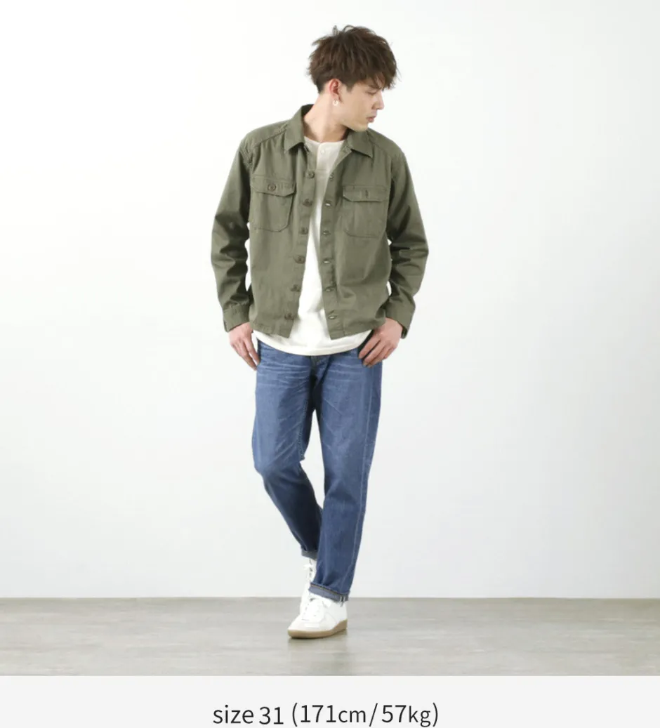 Jeans^JAPAN BLUE JEANS / RJB6111Prep 8oz Melrose Finish Summer Denim Selvic Jeans used-wash