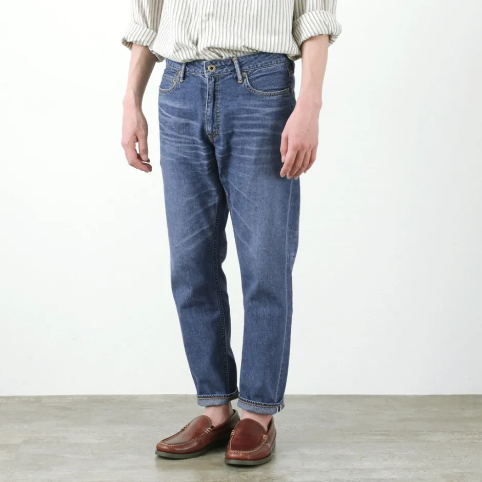 Jeans^JAPAN BLUE JEANS / RJB6111Prep 8oz Melrose Finish Summer Denim Selvic Jeans used-wash