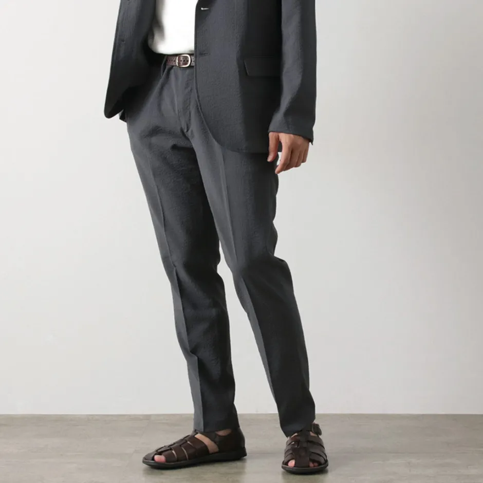 Trousers^JAPAN BLUE JEANS / seersucker summer officer trousers