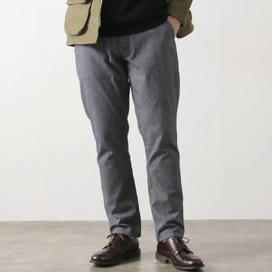 Work Pants & Chinos^JAPAN BLUE JEANS / Wide Tapered Hickory Pants navy