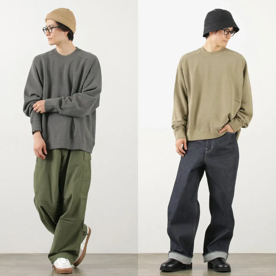 Sweatshirts^MOC T / Neon Script Loopwheel Overdyed Raglan Long Sleeve Sweatshirt