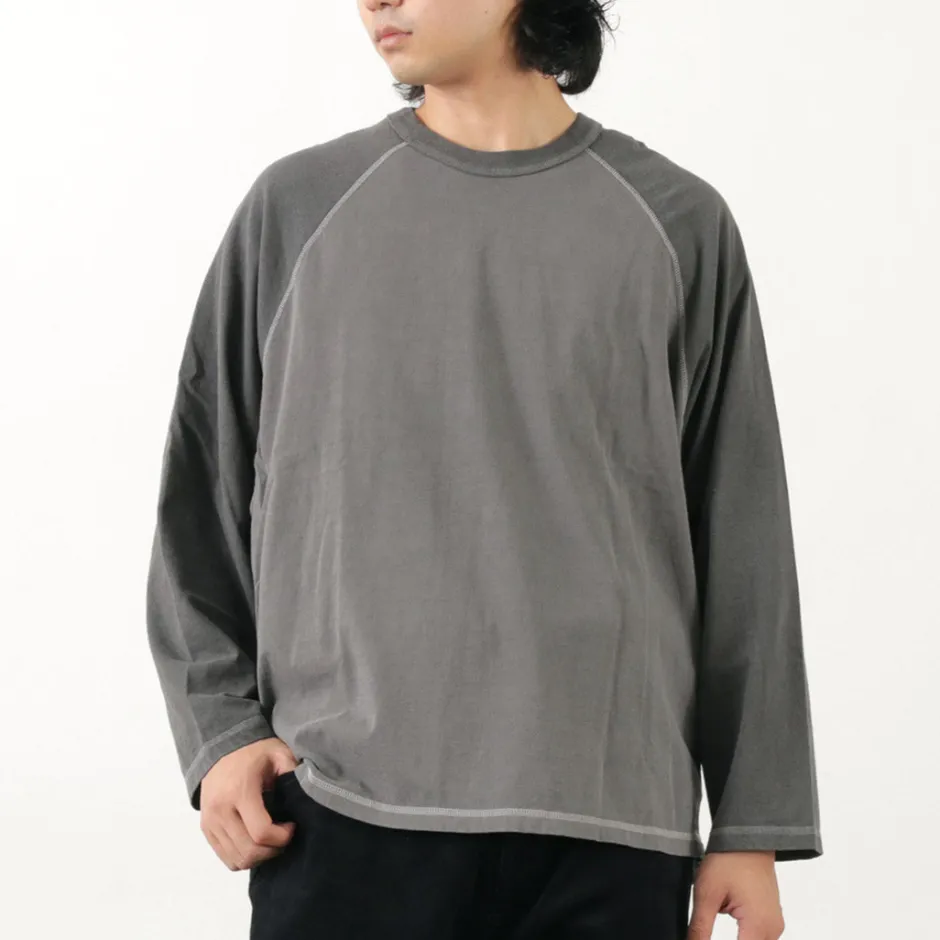 moc_t__overdyed_baseball_long_sleeve_big_tee_2.webp T-Shirts^MOC T / Overdyed Baseball Long Sleeve Big Tee