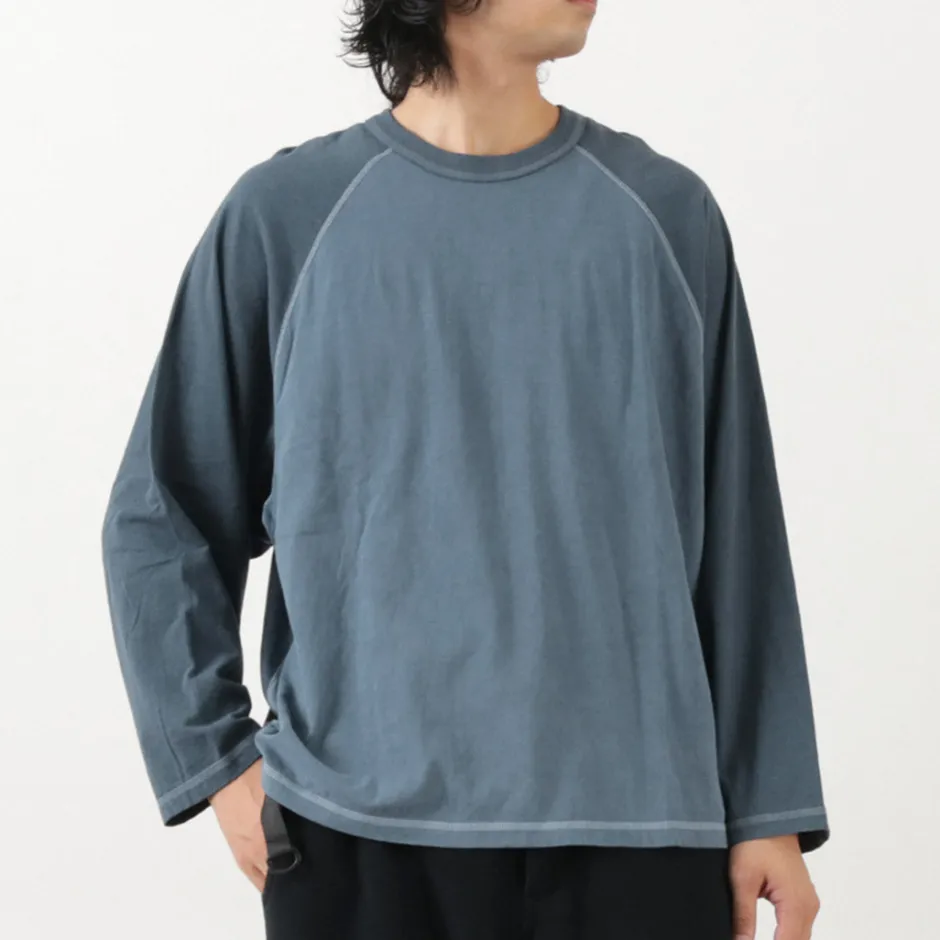 moc_t__overdyed_baseball_long_sleeve_big_tee_3.webp T-Shirts^MOC T / Overdyed Baseball Long Sleeve Big Tee
